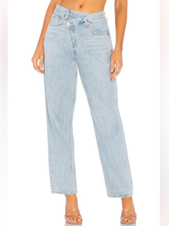 Agolde Denim - AGOLDE Criss Cross Upsized Jean in Suburbia